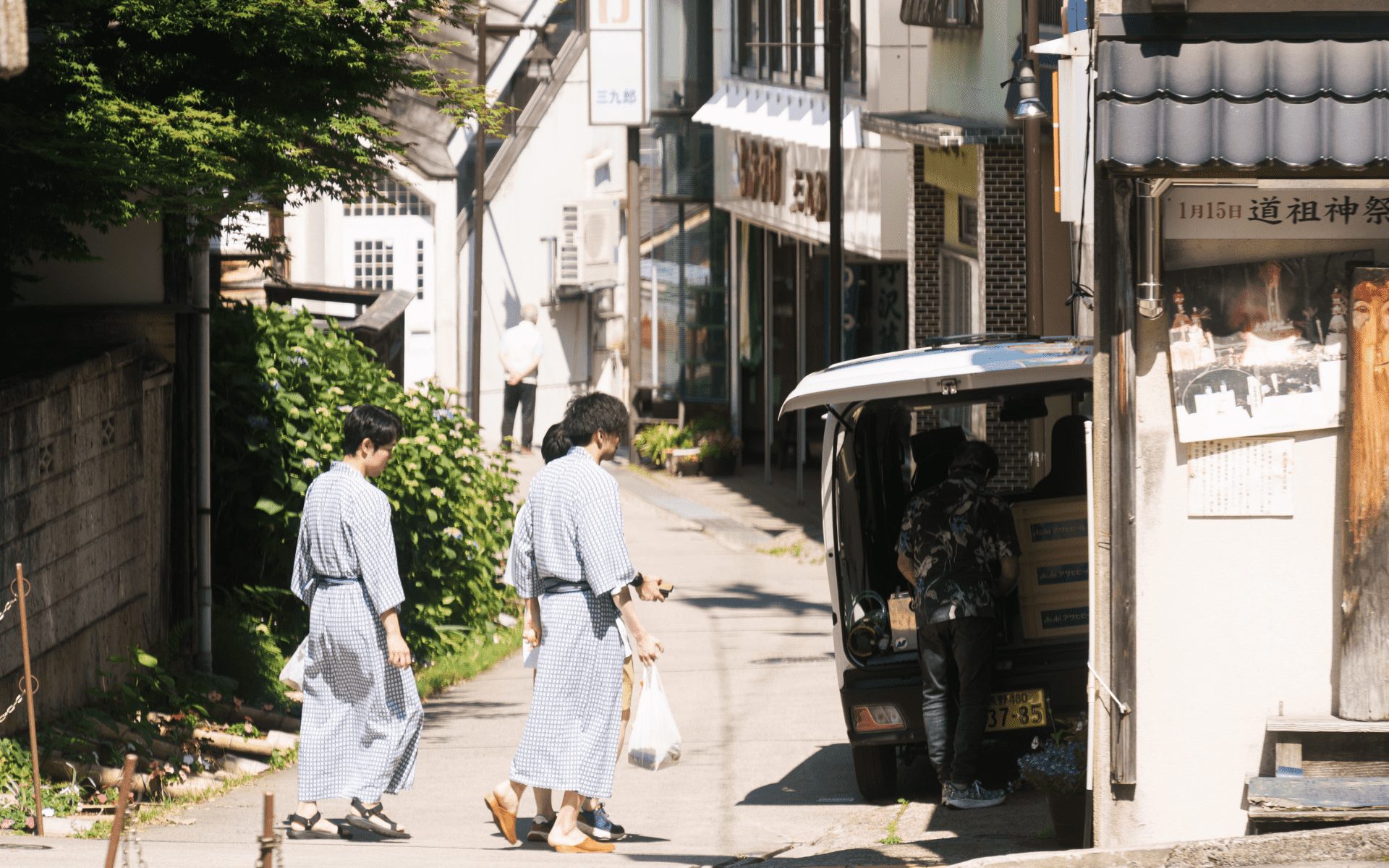 野沢温泉まち歩き